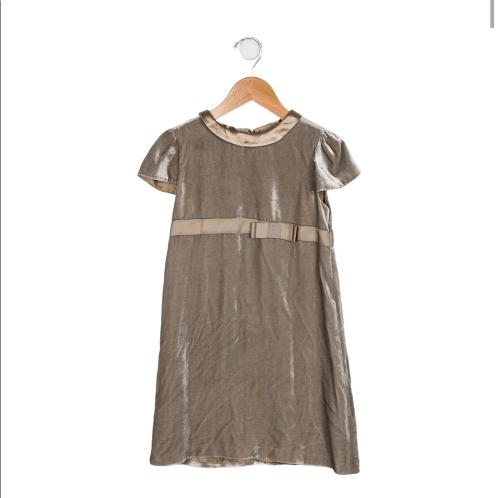Gucci girls velvet short sleeve dress size 8